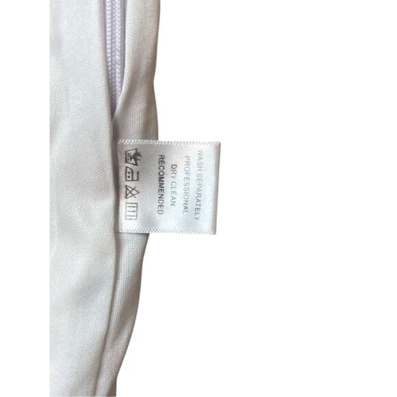 Francesca's Sleeveless Eyelet Lace White Lined  Sheath Dress SMALL Vanilla Girl - Picture 10 of 15